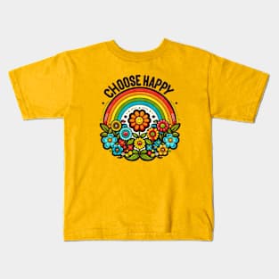 Happy Flowers Kids T-Shirt